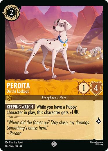 Perdita - On the Lookout (14/204) [Reign of Jafar] - Disney - Card Brawlers | Quebec | Canada |