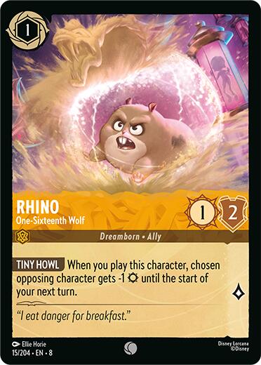 Rhino - One-Sixteenth Wolf (15/204) [Reign of Jafar] - Disney - Card Brawlers | Quebec | Canada |