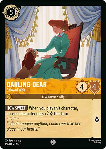Darling Dear - Beloved Wife (16/204) [Reign of Jafar] - Disney - Card Brawlers | Quebec | Canada |