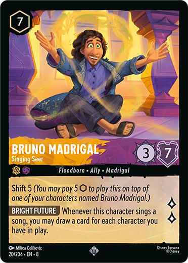 Bruno Madrigal - Singing Seer (20/204) [Reign of Jafar] - Disney - Card Brawlers | Quebec | Canada |