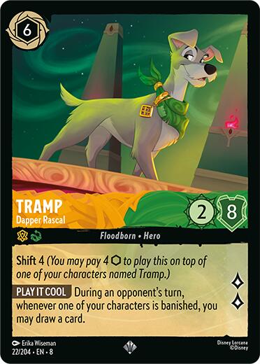 Tramp - Dapper Rascal (22/204) [Reign of Jafar] - Disney - Card Brawlers | Quebec | Canada |