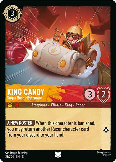 King Candy - Sugar Rush Nightmare (23/204) [Reign of Jafar] - Disney - Card Brawlers | Quebec | Canada |