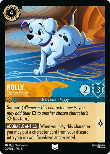 Rolly - Chubby Puppy (26/204) [Reign of Jafar] - Disney - Card Brawlers | Quebec | Canada |