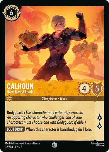 Calhoun - Hard-Nosed Leader (32/204) [Reign of Jafar] - Disney - Card Brawlers | Quebec | Canada |