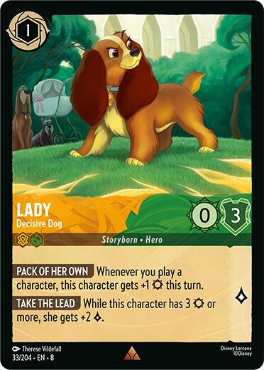 Lady - Decisive Dog (33/204) [Reign of Jafar] - Disney - Card Brawlers | Quebec | Canada |