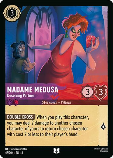Madame Medusa - Deceiving Partner (47/204) [Reign of Jafar] - Disney - Card Brawlers | Quebec | Canada |