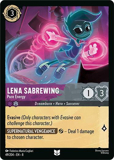 Lena Sabrewing -- Pure Energy (49/204) [Reign of Jafar] - Disney - Card Brawlers | Quebec | Canada |