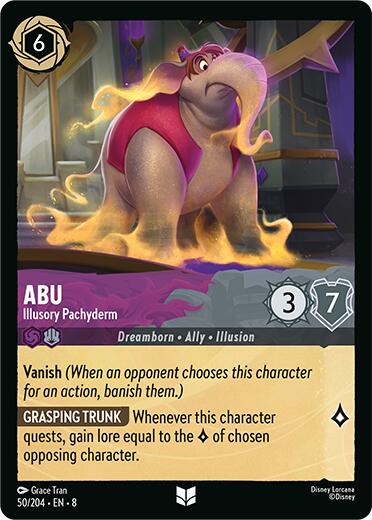 Abu - Illusory Pachyderm (50/204) [Reign of Jafar] - Disney - Card Brawlers | Quebec | Canada |