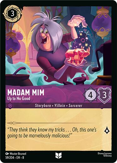 Madam Mim - Up to No Good (59/204) [Reign of Jafar] - Disney - Card Brawlers | Quebec | Canada |