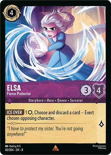 Elsa - Fierce Protector (60/204) [Reign of Jafar] - Disney - Card Brawlers | Quebec | Canada |