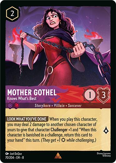 Mother Gothel - Knows What's Best (70/204) [Reign of Jafar] - Disney - Card Brawlers | Quebec | Canada |