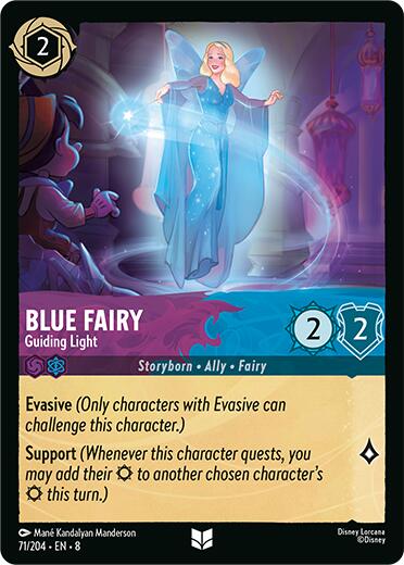 Blue Fairy - Guiding Light (71/204) [Reign of Jafar] - Disney - Card Brawlers | Quebec | Canada |