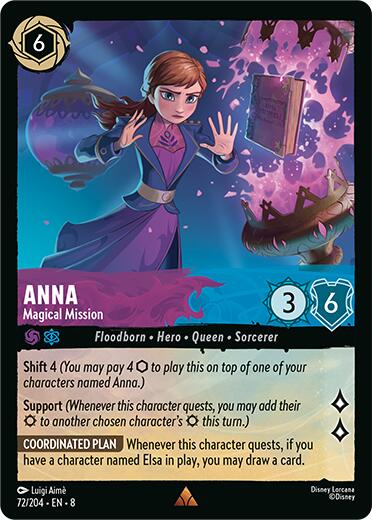 Anna - Magical Mission (72/204) [Reign of Jafar] - Disney - Card Brawlers | Quebec | Canada |