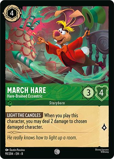 March Hare - Hare-Brained Eccentric (91/204) [Reign of Jafar] - Disney - Card Brawlers | Quebec | Canada |