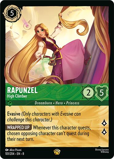 Rapunzel - High Climber (101/204) [Reign of Jafar] - Disney - Card Brawlers | Quebec | Canada |