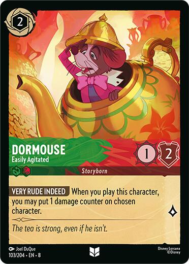 Dormouse - Easily Agitated (103/204) [Reign of Jafar] - Disney - Card Brawlers | Quebec | Canada |