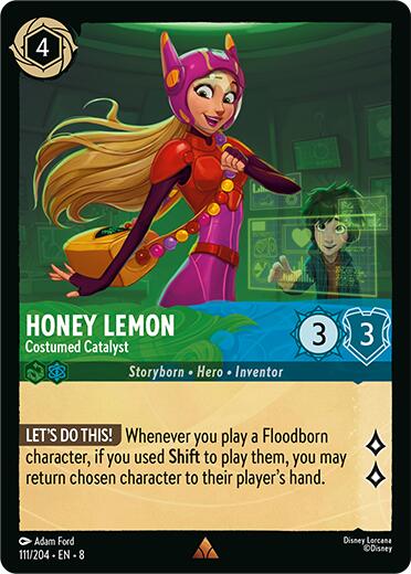 Honey Lemon - Costumed Catalyst (111/204) [Reign of Jafar] - Disney - Card Brawlers | Quebec | Canada |