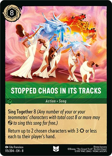 Stopped Chaos in Its tracks (115/204) [Reign of Jafar] - Disney - Card Brawlers | Quebec | Canada |