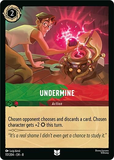 Undermine (117/204) [Reign of Jafar] - Disney - Card Brawlers | Quebec | Canada |
