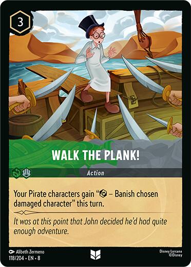Walk the Plank (118/204) [Reign of Jafar] - Disney - Card Brawlers | Quebec | Canada |