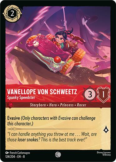 Vanellope Von Schweetz - Spunky Speedster (124/204) [Reign of Jafar] - Disney - Card Brawlers | Quebec | Canada |