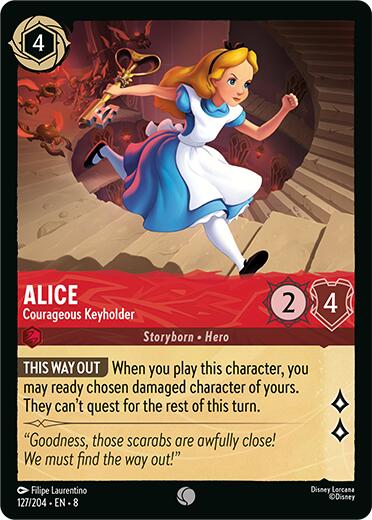 Alice - Courageous Keyholder (127/204) [Reign of Jafar] - Disney - Card Brawlers | Quebec | Canada |
