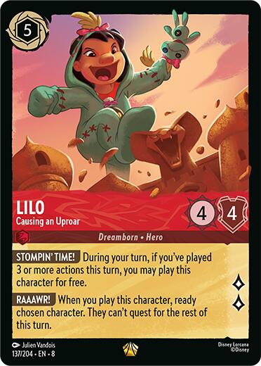 Lilo - Causing an Uproar (137/204) [Reign of Jafar] - Disney - Card Brawlers | Quebec | Canada |