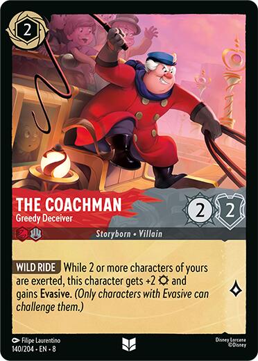 The Coachman - Greedy Deceiver (140/204) [Reign of Jafar] - Disney - Card Brawlers | Quebec | Canada |