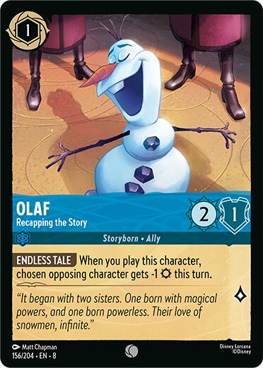 Olaf - Recapping the Story (156/204) [Reign of Jafar] - Disney - Card Brawlers | Quebec | Canada |