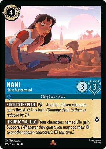 Nani - Heist Mastermind (165/204) [Reign of Jafar] - Disney - Card Brawlers | Quebec | Canada |