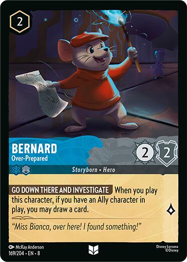 Bernard - Over Prepared (169/204) [Reign of Jafar] - Disney - Card Brawlers | Quebec | Canada |