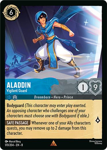 Aladdin - Vigilant Guard (170/204) [Reign of Jafar] - Disney - Card Brawlers | Quebec | Canada |
