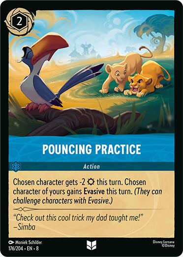 Pouncing Practice (176/204) [Reign of Jafar] - Disney - Card Brawlers | Quebec | Canada |