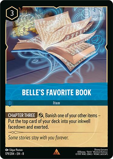 Belle's Favorite Book (179/204) [Reign of Jafar] - Disney - Card Brawlers | Quebec | Canada |