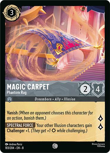 Magic Carpet - Phantom Rug (183/204) [Reign of Jafar] - Disney - Card Brawlers | Quebec | Canada |