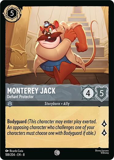 Monterey Jack - Defiant Protector (188/204) [Reign of Jafar] - Disney - Card Brawlers | Quebec | Canada |
