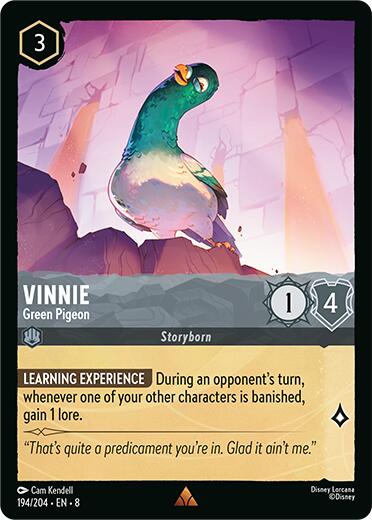 Vinnie - Green Pigeon (194/204) [Reign of Jafar] - Disney - Card Brawlers | Quebec | Canada |