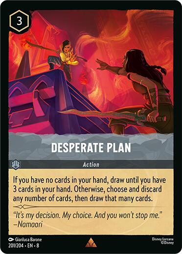 Desperate Plan (201/204) [Reign of Jafar] - Disney - Card Brawlers | Quebec | Canada |