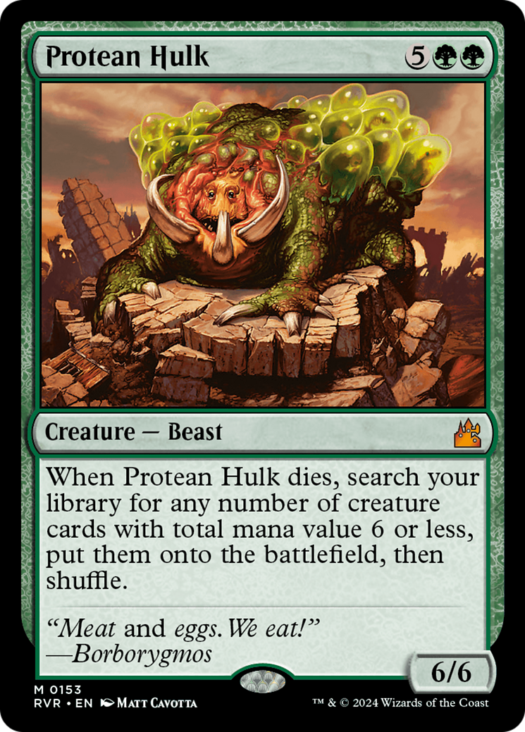 Protean Hulk [Ravnica Remastered] - Magic: The Gathering - Card Brawlers | Quebec | Canada |