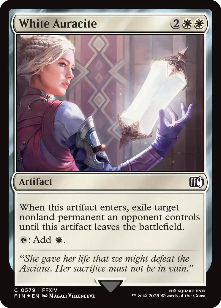 White Auracite (Surge Foil) [FINAL FANTASY] - Magic: The Gathering - Card Brawlers | Quebec | Canada |