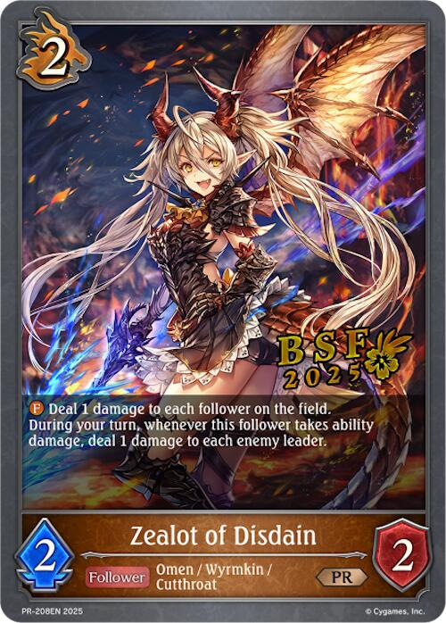 Zealot of Disdain (PR-208EN) [Promotional Cards] - Bushiroad - Card Brawlers | Quebec | Canada |