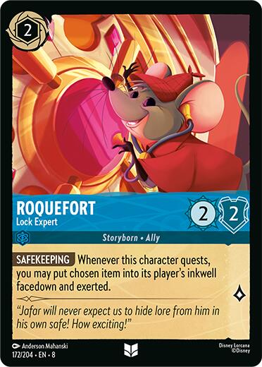 Roquefort - Lock Expert (172/204) [Reign of Jafar] - Disney - Card Brawlers | Quebec | Canada |