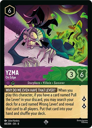Yzma - On Edge (68/204) [Reign of Jafar] - Disney - Card Brawlers | Quebec | Canada |
