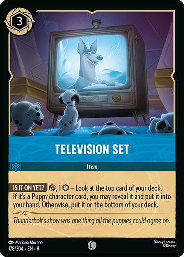 Television Set (178/204) [Reign of Jafar] - Disney - Card Brawlers | Quebec | Canada |