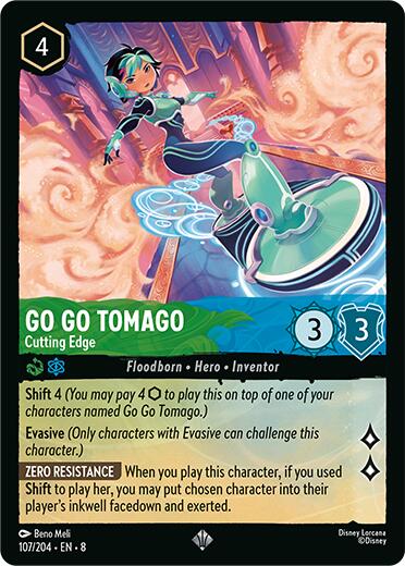 Go Go Tomago - Cutting Edge (107/204) [Reign of Jafar] - Disney - Card Brawlers | Quebec | Canada |