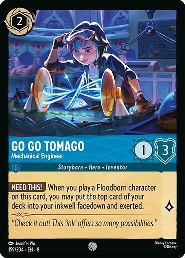 Go Go Tomago - Mechanical Engineer (159/204) [Reign of Jafar] - Disney - Card Brawlers | Quebec | Canada |