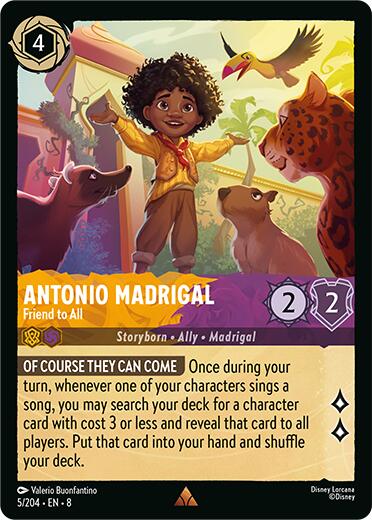 Antonio Madrigal - Friend to All (5/204) [Reign of Jafar] - Disney - Card Brawlers | Quebec | Canada |