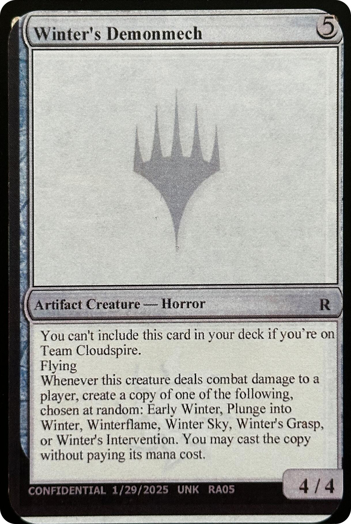 Winter's Demonmech [Unknown Event] - Magic: The Gathering - Card Brawlers | Quebec | Canada |
