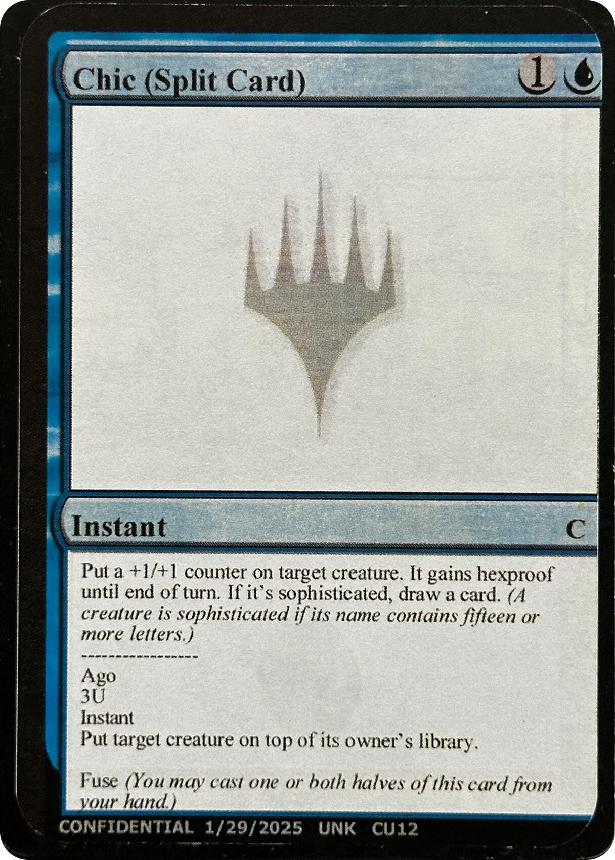 Chic (Split Card) [Unknown Event] - Magic: The Gathering - Card Brawlers | Quebec | Canada |