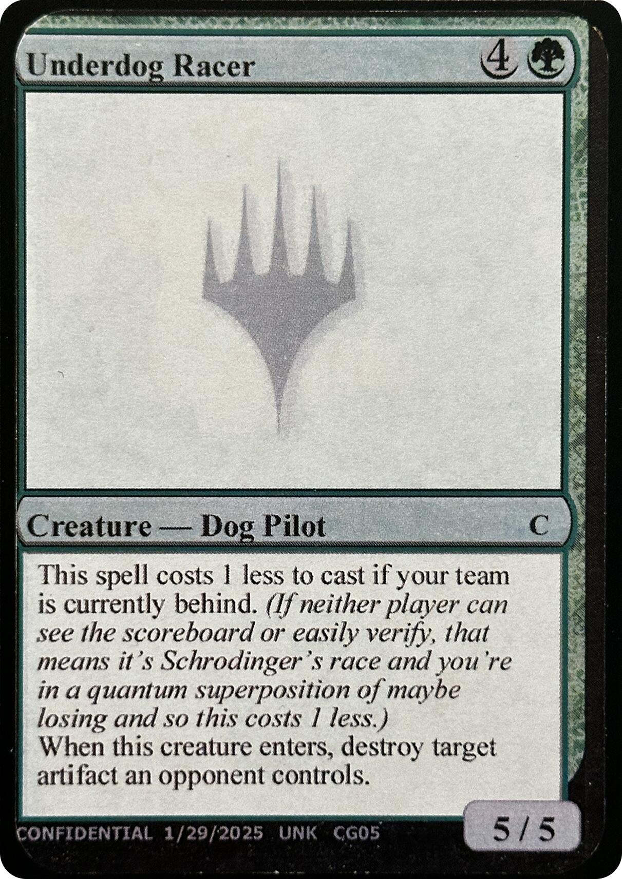Underdog Racer [Unknown Event] - Magic: The Gathering - Card Brawlers | Quebec | Canada |